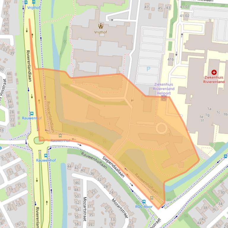 Kaart van postcodegebied 4003LE.