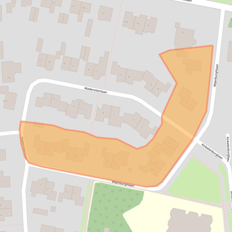 Kaart van postcodegebied 4003TJ.