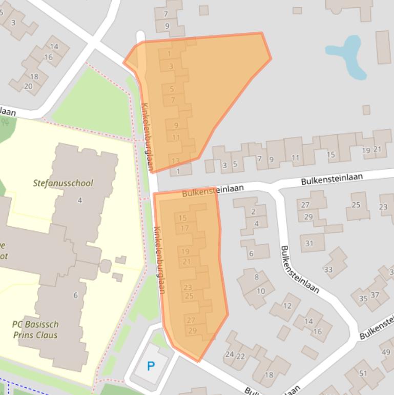 Kaart van postcodegebied 4003TK.