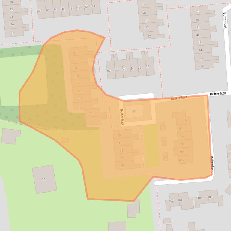 Kaart van postcodegebied 4003VD.