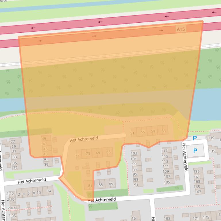 Kaart van postcodegebied 4003VH.