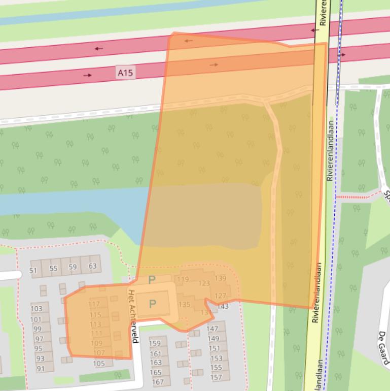 Kaart van postcodegebied 4003VK.