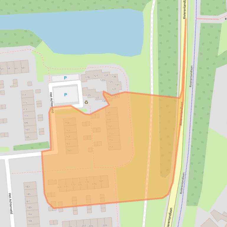 Kaart van postcodegebied 4003VL.