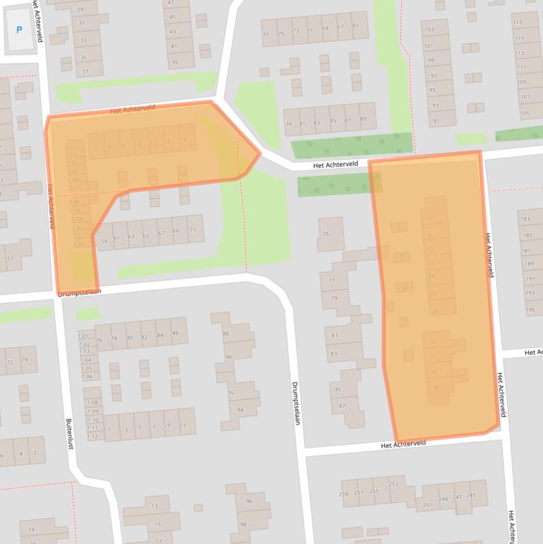 Kaart van postcodegebied 4003VN.