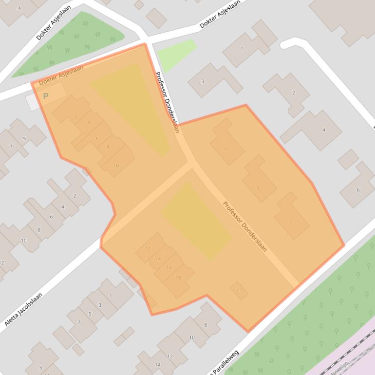 Kaart van postcodegebied 4003WV.