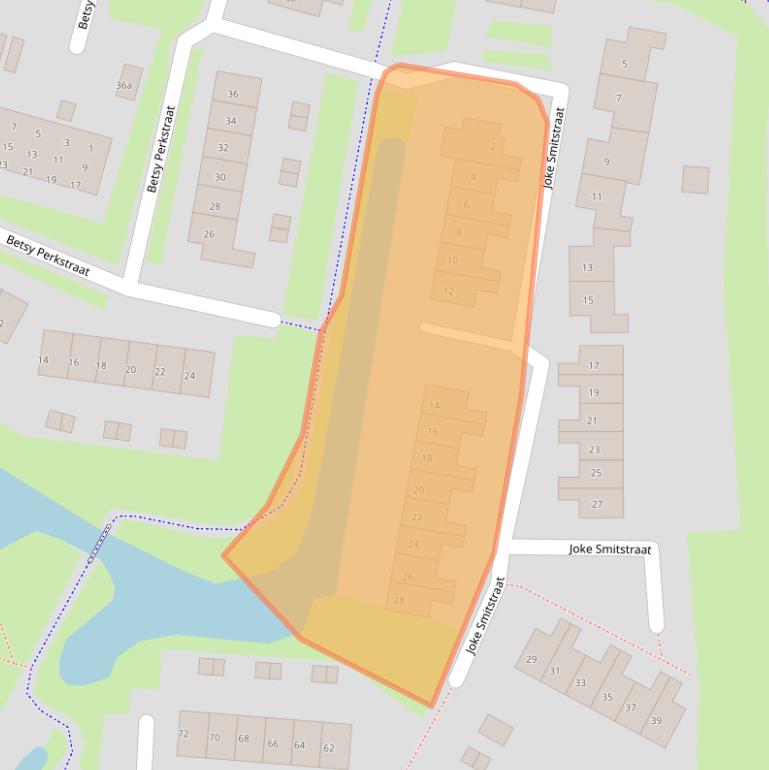Kaart van postcodegebied 4003ZH.