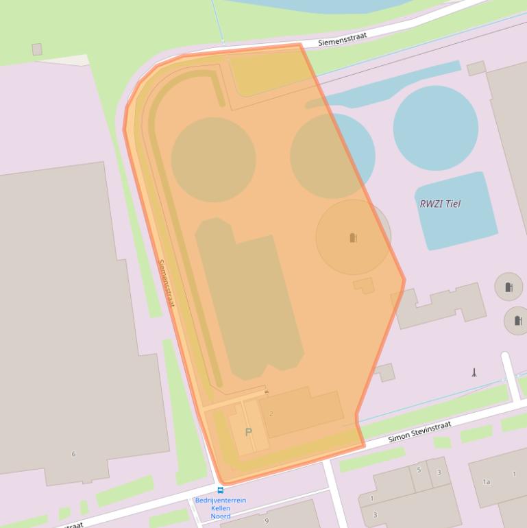 Kaart van postcodegebied 4004KG.