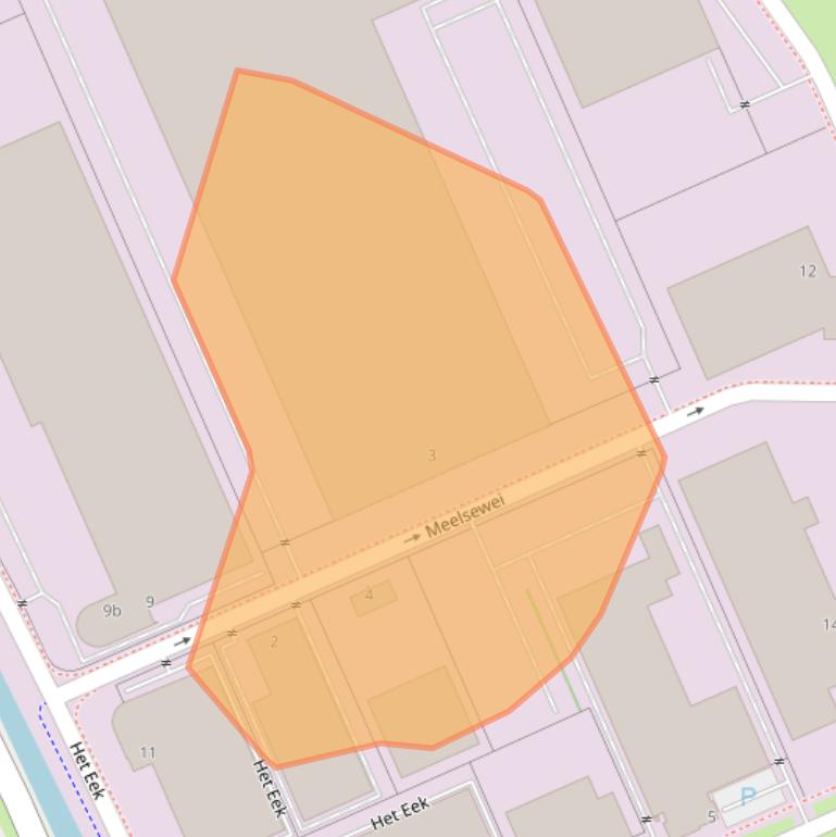 Kaart van postcodegebied 4004LR.