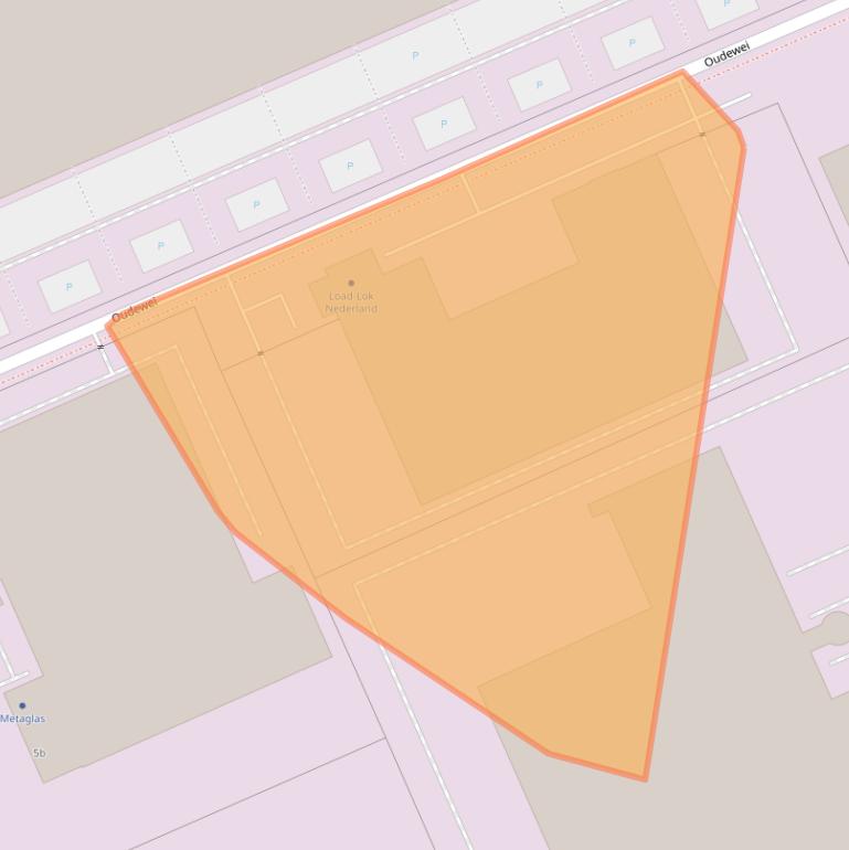 Kaart van postcodegebied 4004LS.