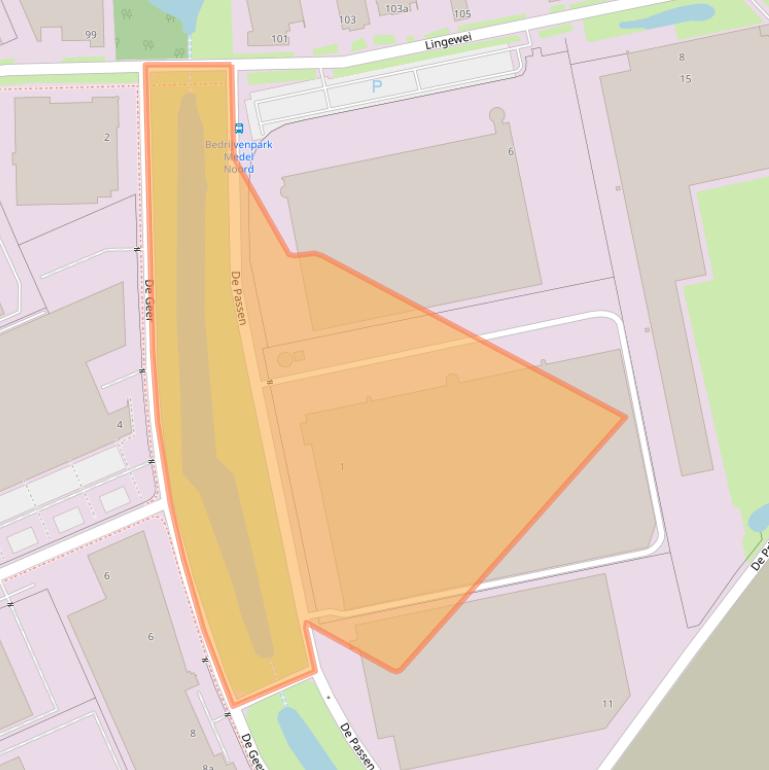 Kaart van postcodegebied 4004LV.