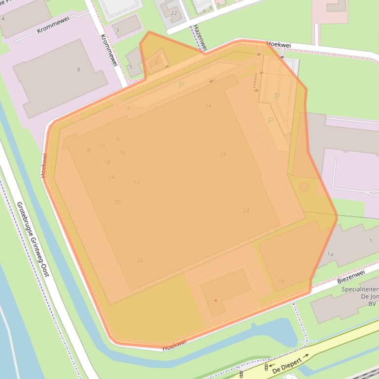 Kaart van postcodegebied 4004LX.