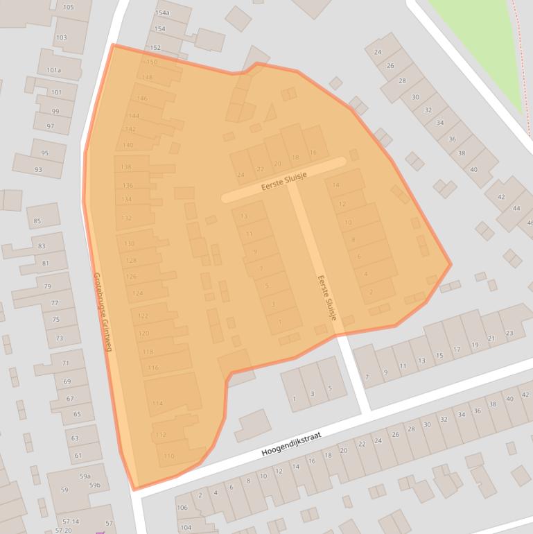 Kaart van postcodegebied 4005AL.