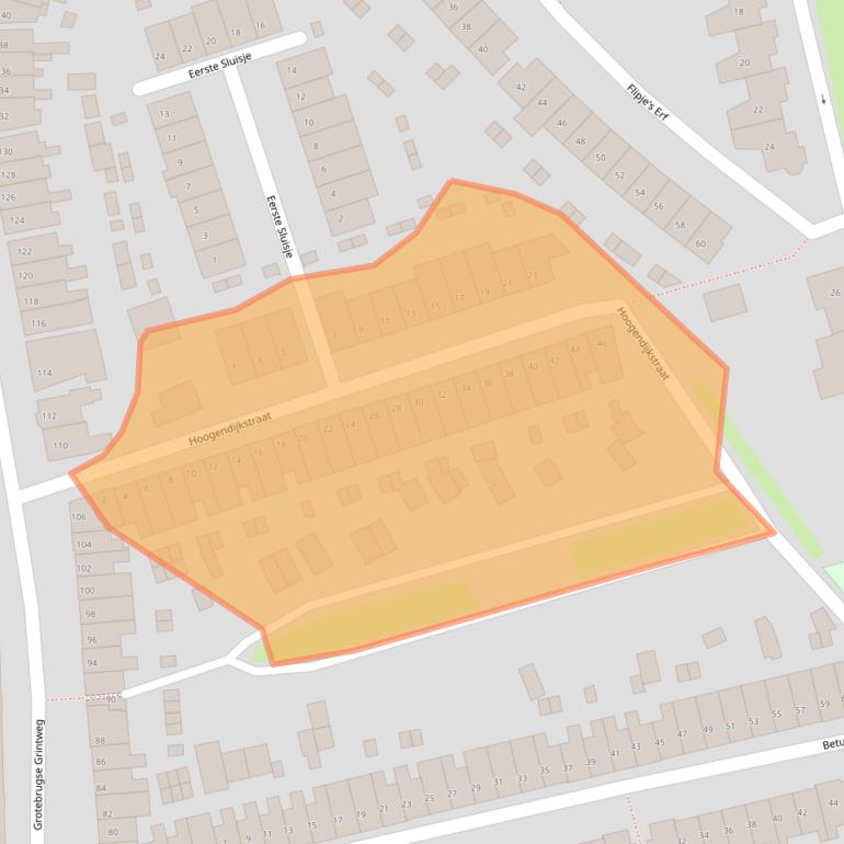 Kaart van postcodegebied 4005AT.