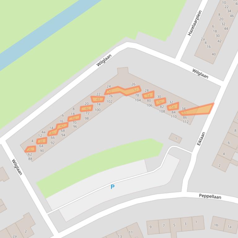 Kaart van postcodegebied 4005AX.
