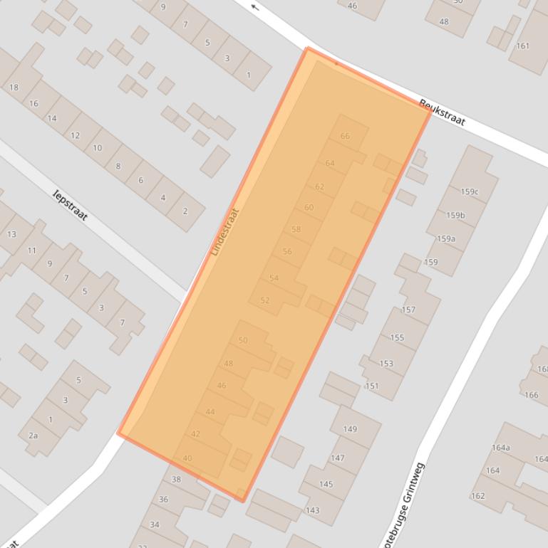 Kaart van postcodegebied 4005CM.