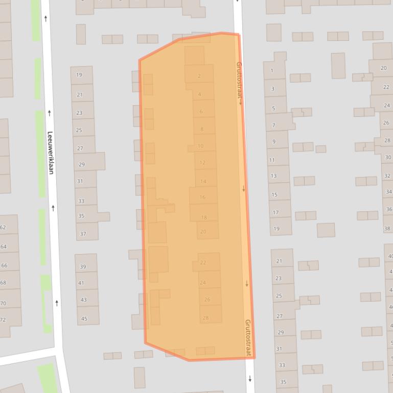 Kaart van postcodegebied 4005ES.