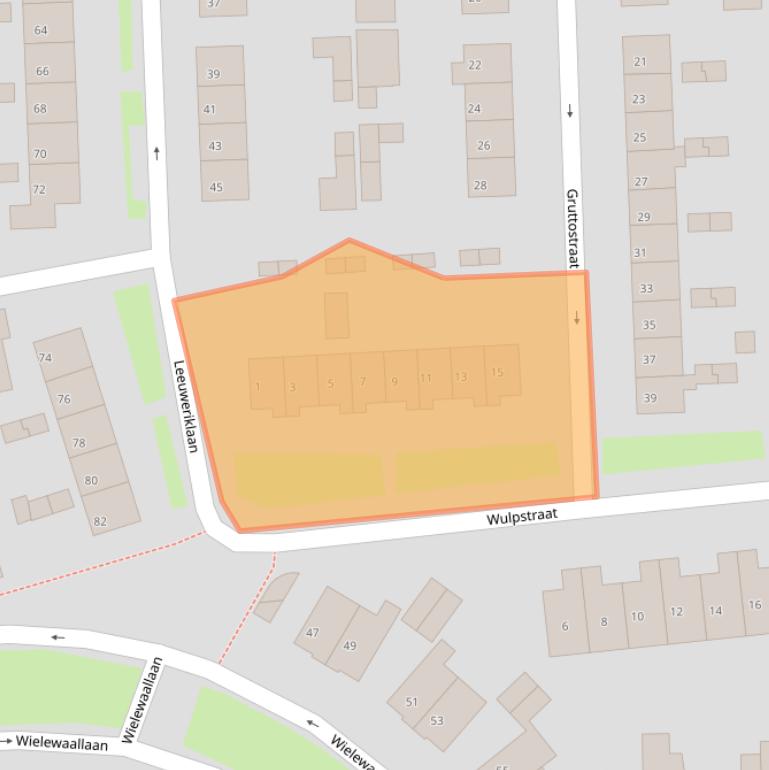 Kaart van postcodegebied 4005GW.