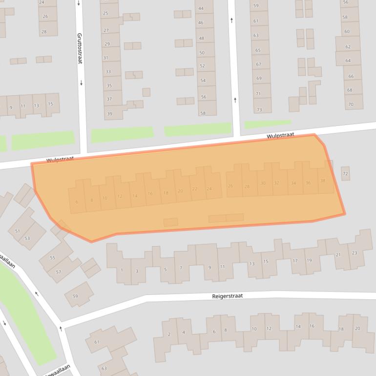 Kaart van postcodegebied 4005GX.