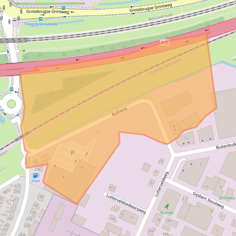 Kaart van postcodegebied 4005LB.