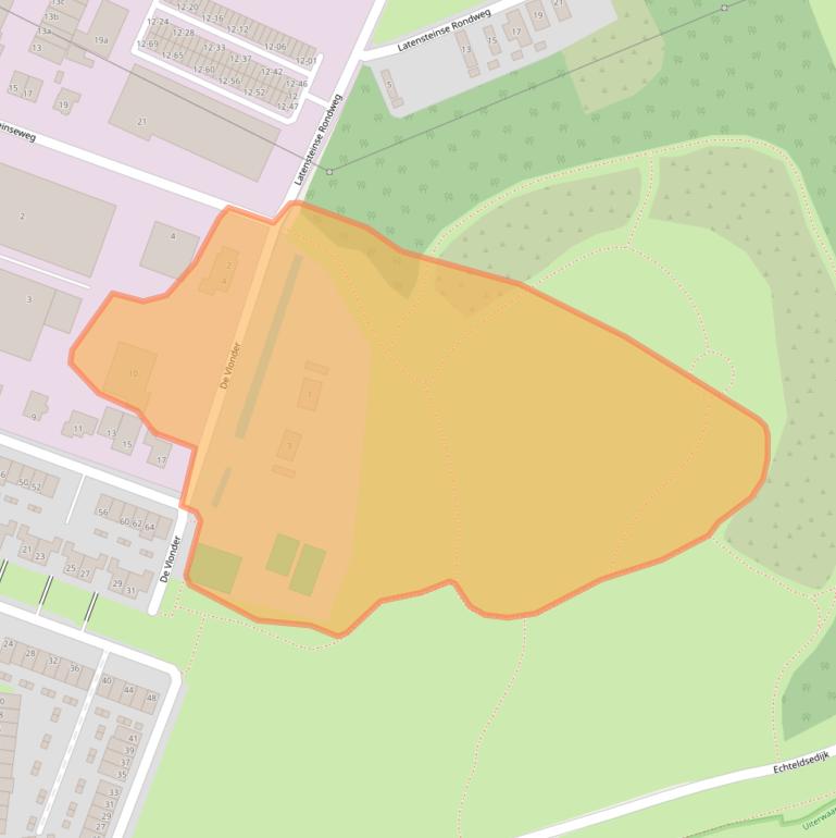 Kaart van postcodegebied 4005LH.