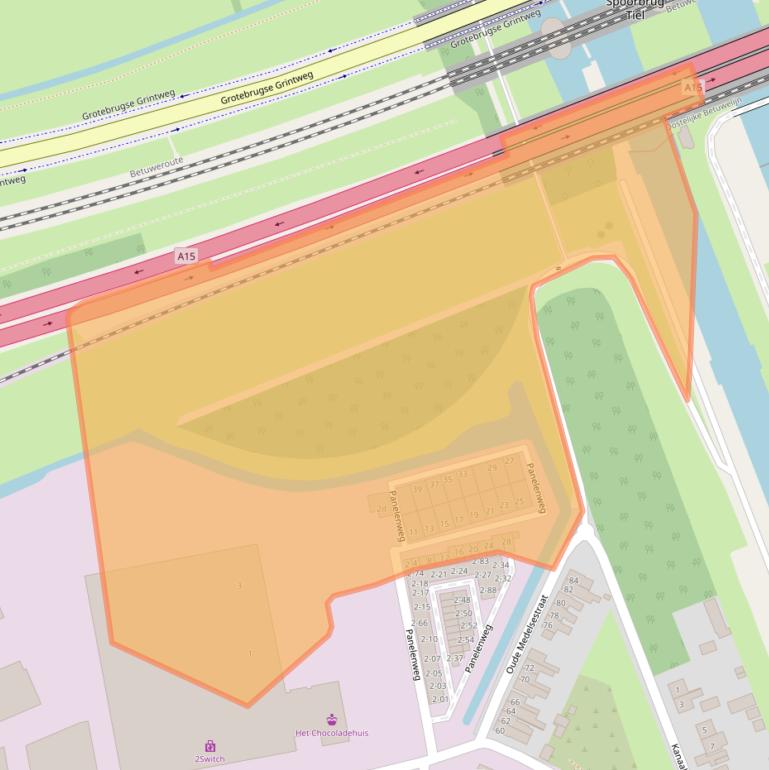 Kaart van postcodegebied 4005LJ.