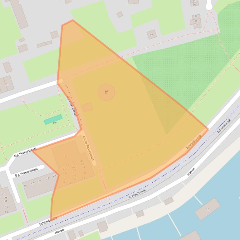 Kaart van postcodegebied 4005MJ.