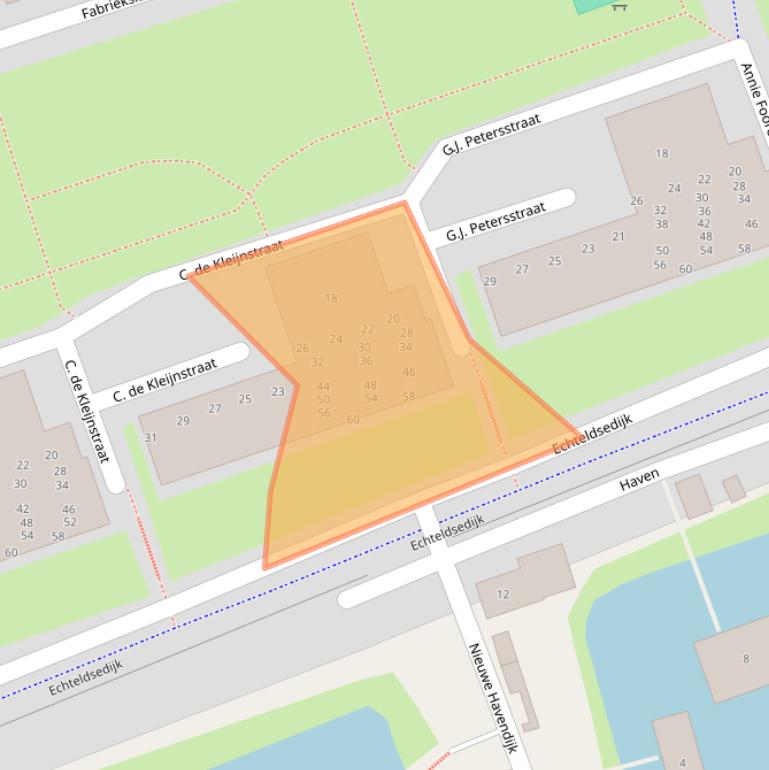 Kaart van postcodegebied 4005ML.