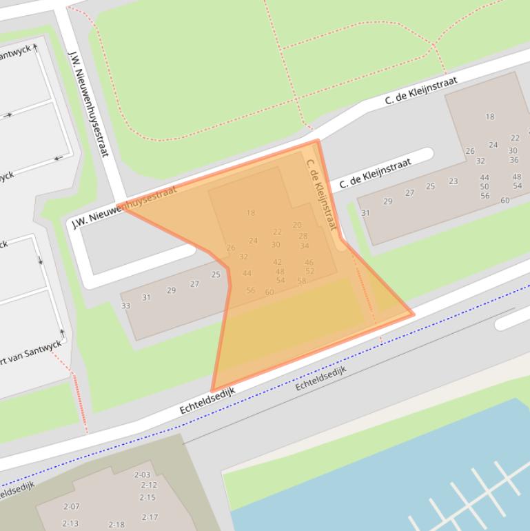 Kaart van postcodegebied 4005MP.