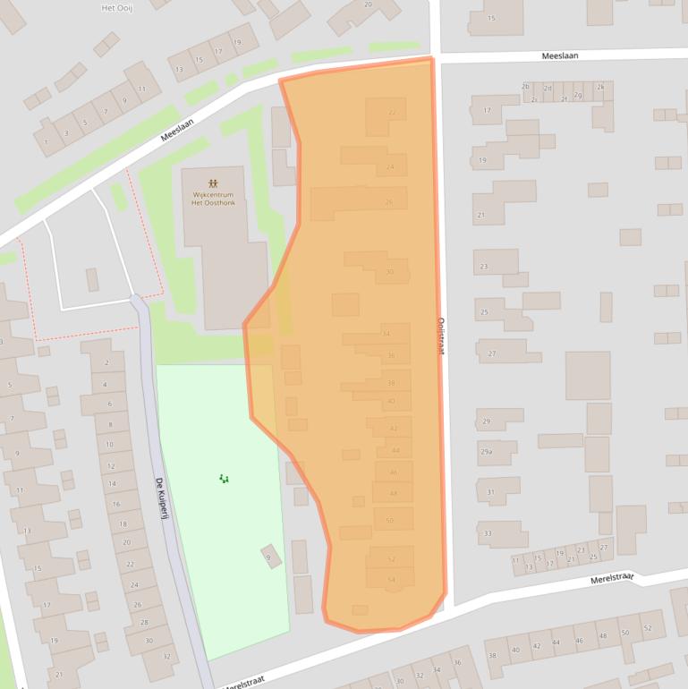 Kaart van postcodegebied 4005VN.