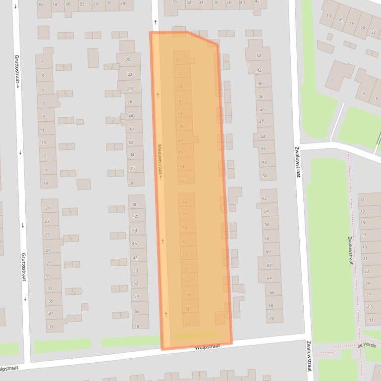 Kaart van postcodegebied 4005VT.