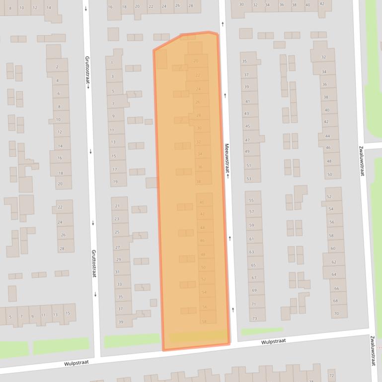 Kaart van postcodegebied 4005VW.