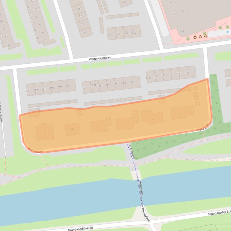 Kaart van postcodegebied 4006AA.
