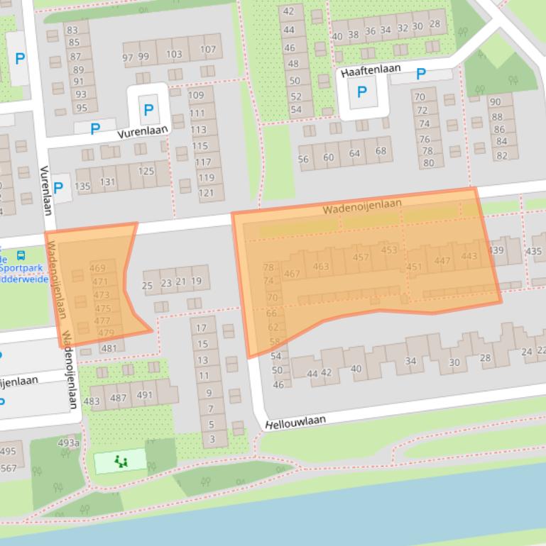 Kaart van postcodegebied 4006AK.