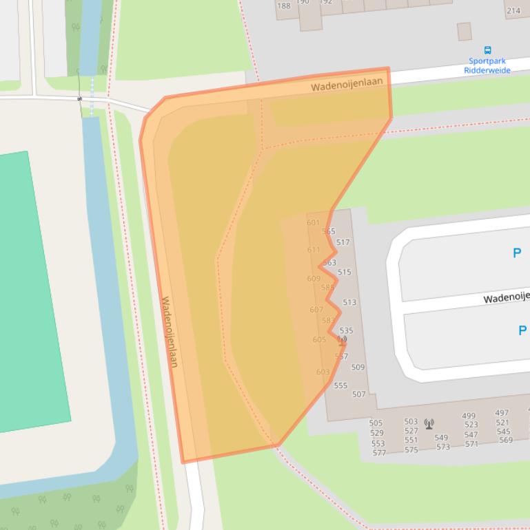 Kaart van postcodegebied 4006AN.