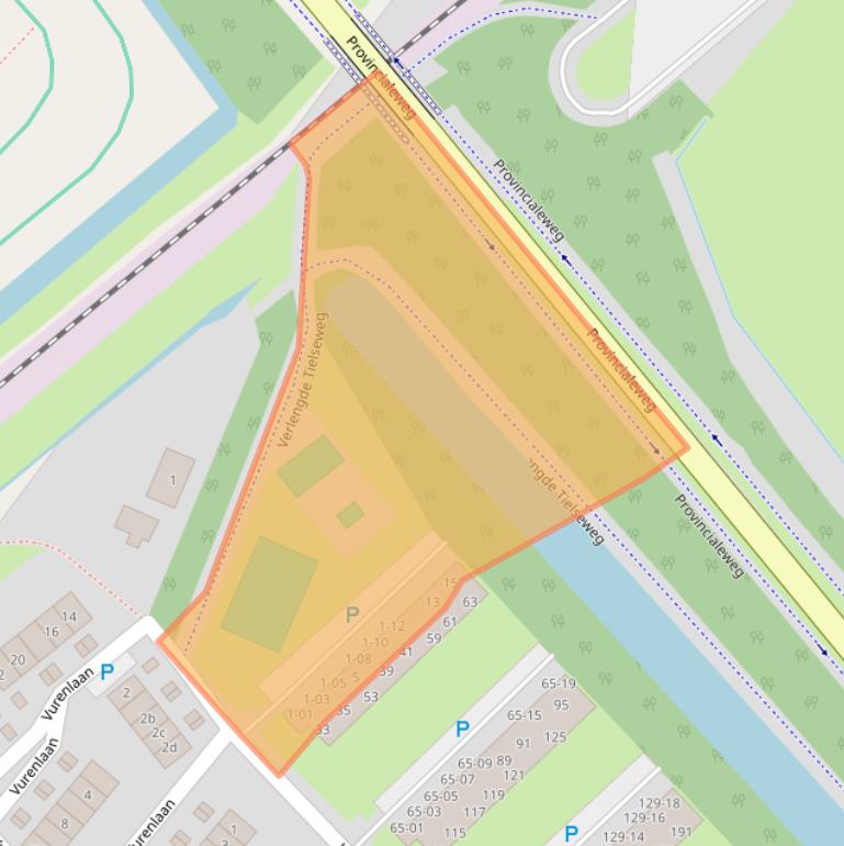 Kaart van postcodegebied 4006CA.