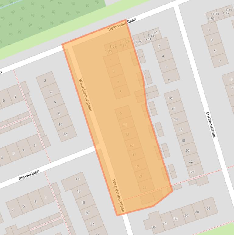 Kaart van postcodegebied 4006ES.