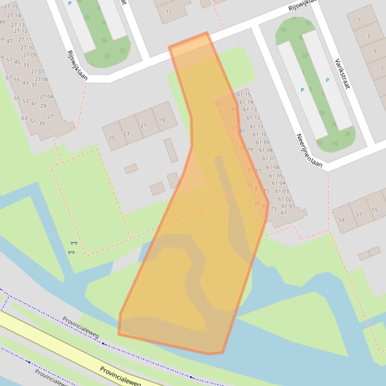 Kaart van postcodegebied 4006GH.