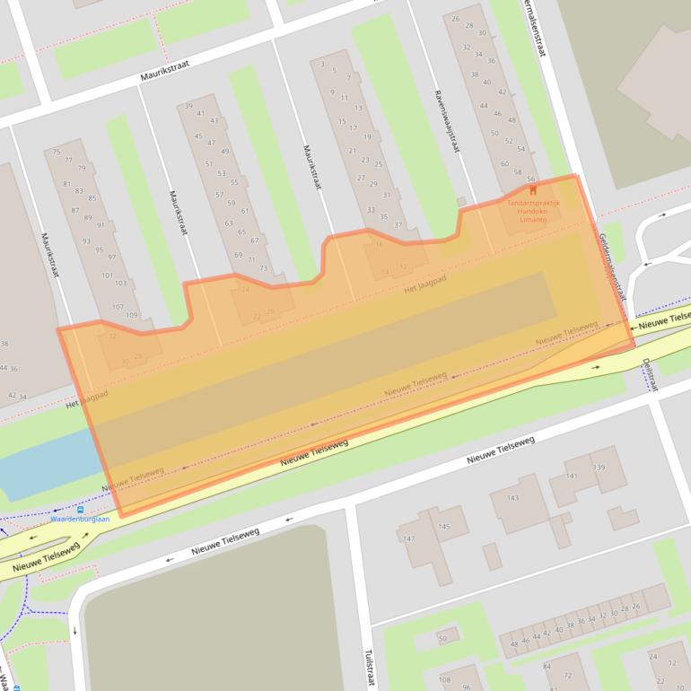 Kaart van postcodegebied 4006GK.