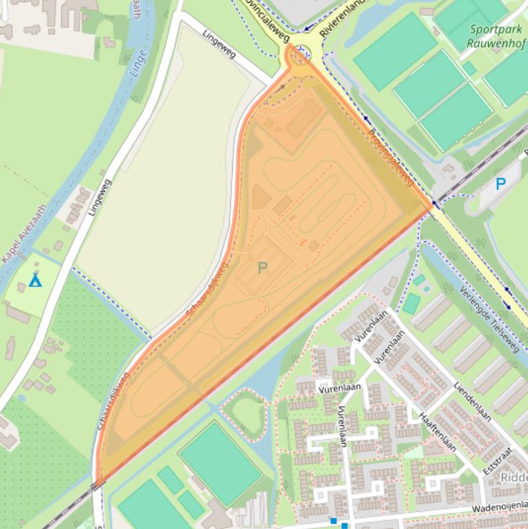 Kaart van postcodegebied 4006MC.