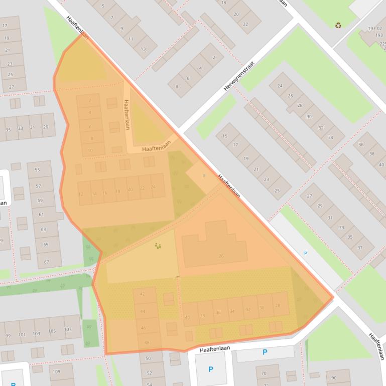 Kaart van postcodegebied 4006XL.