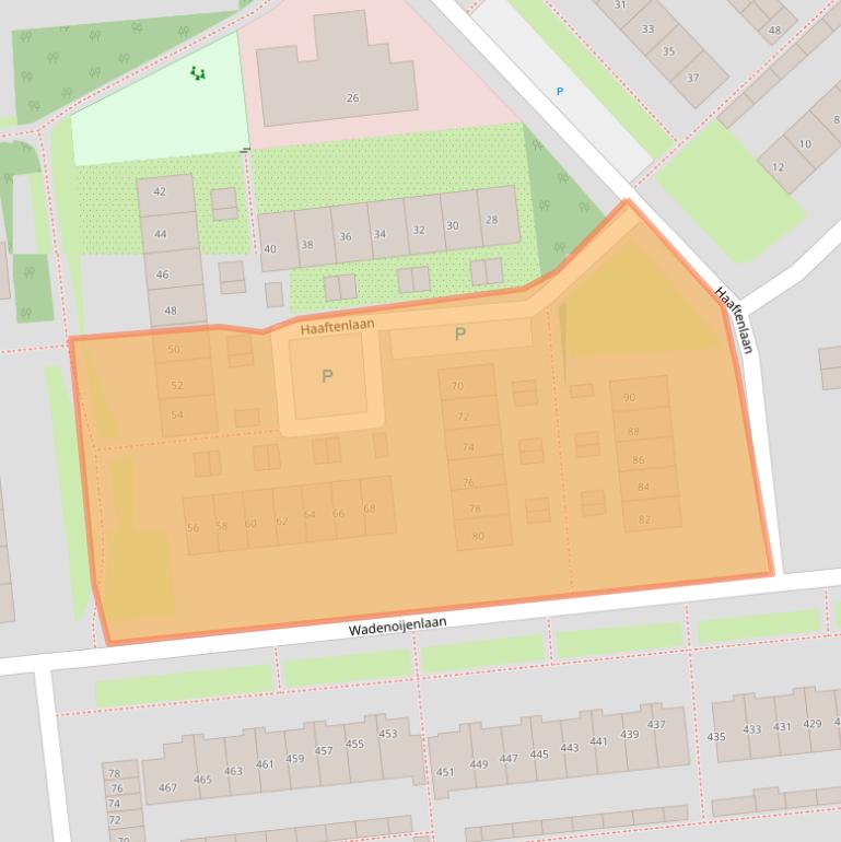 Kaart van postcodegebied 4006XM.