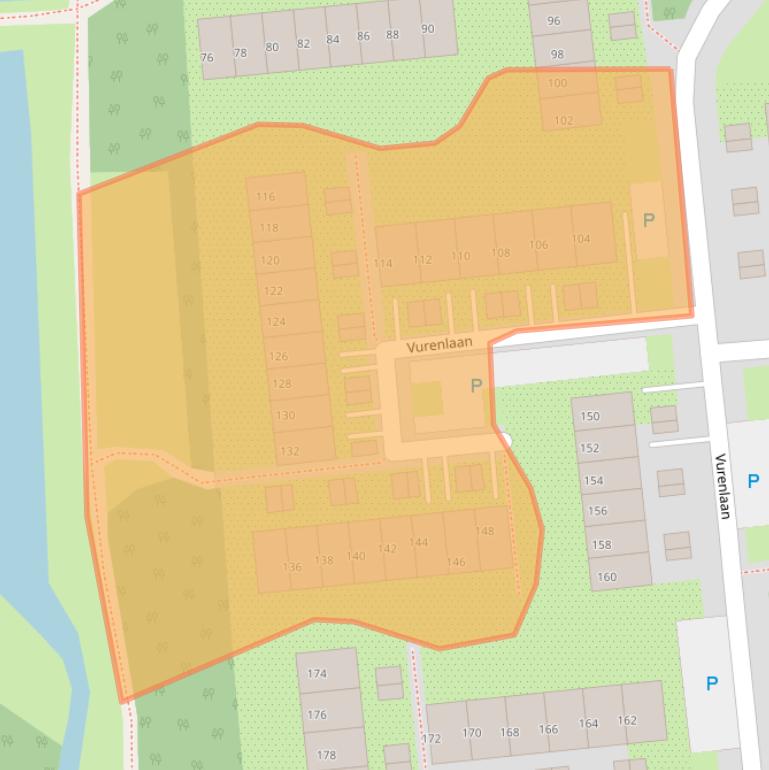 Kaart van postcodegebied 4006XV.