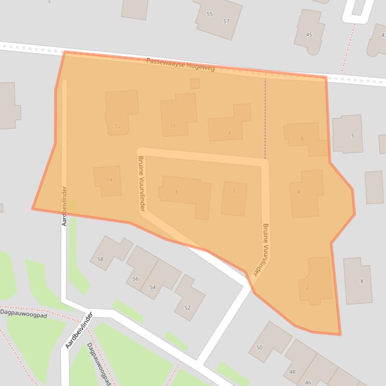 Kaart van postcodegebied 4007HG.