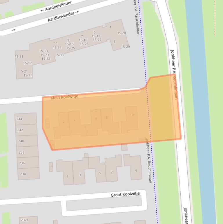 Kaart van postcodegebied 4007JJ.