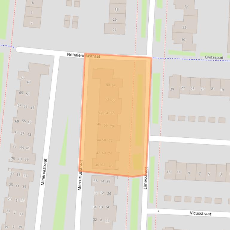Kaart van postcodegebied 4007LM.