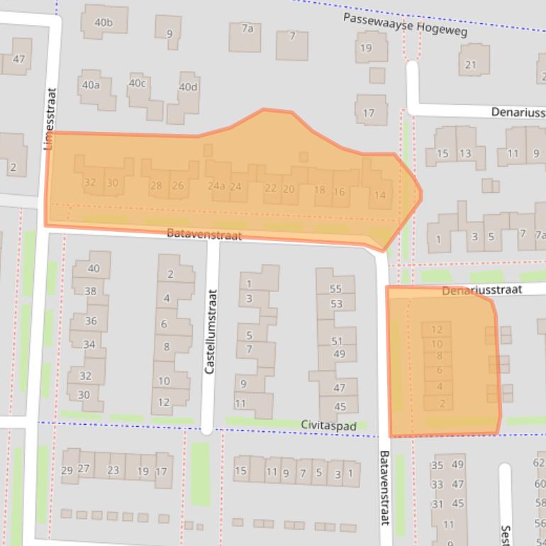 Kaart van postcodegebied 4007MB.