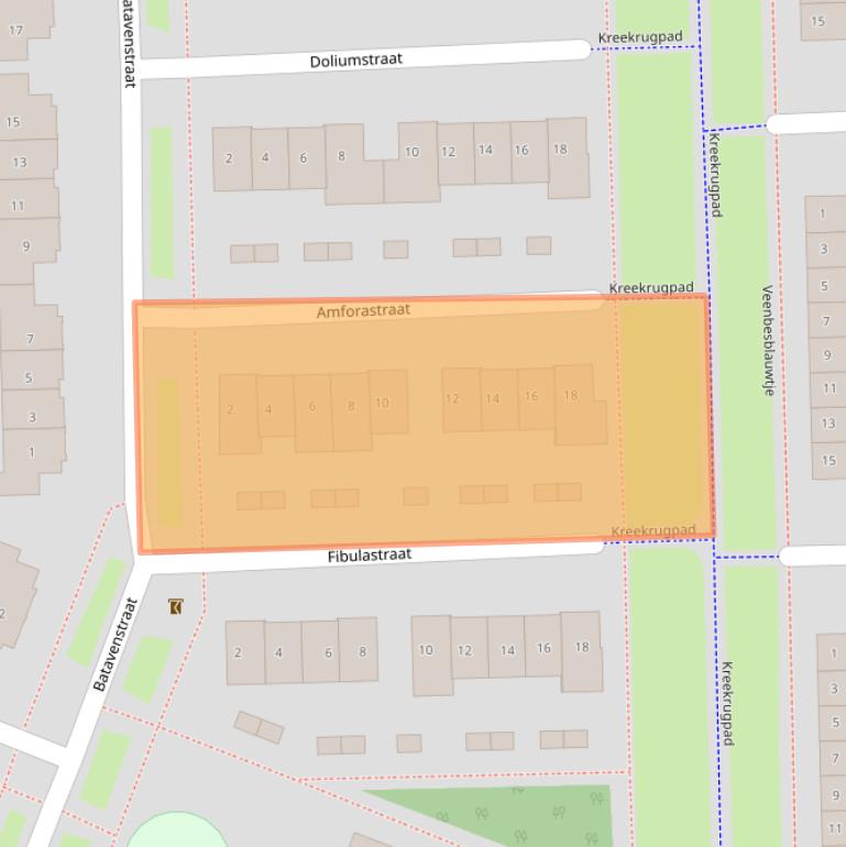 Kaart van postcodegebied 4007ME.