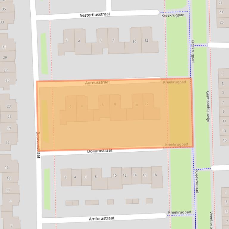 Kaart van postcodegebied 4007MH.