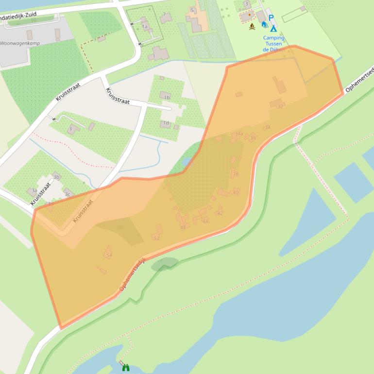 Kaart van postcodegebied 4007PB.