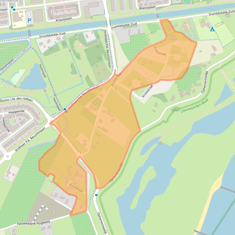 Kaart van postcodegebied 4007PC.